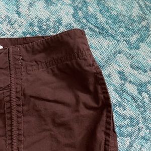 Brown low rise cargo pants!